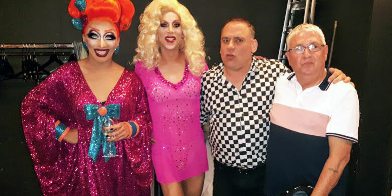 Bianca Del Rio, Sherry Vine, Steven og Donni 2019